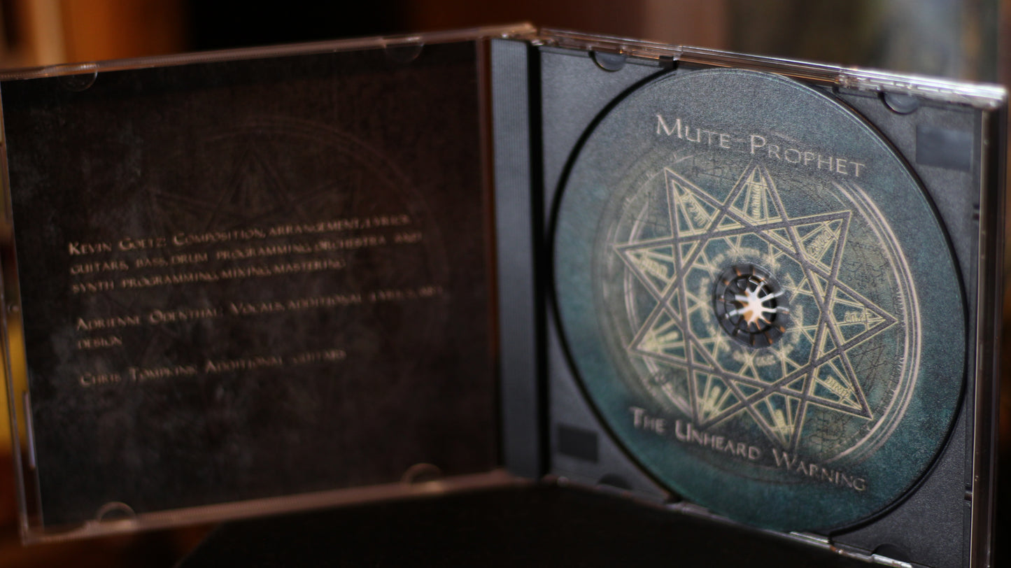 The Unheard Warning CD (signed) + Digital Download